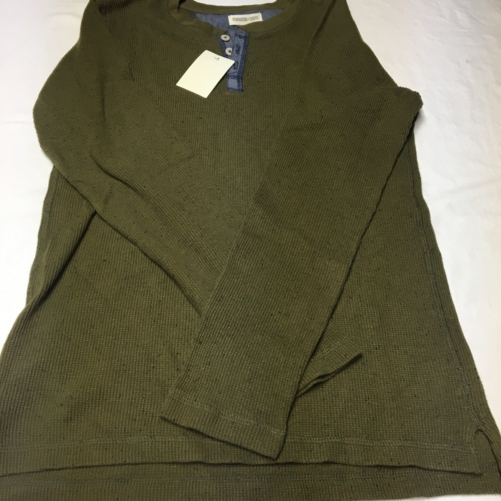 Big Boys thermal SLEEVE XL 14/16 GREEN SWEATER